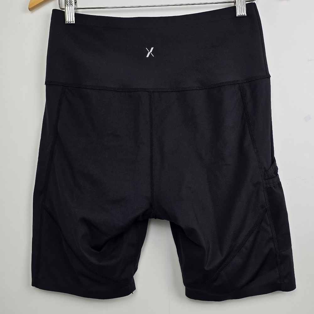 Knix Women’s Black Leakproof Stash & Go Bike Workout Gym Shorts - Picture 3 of 6
